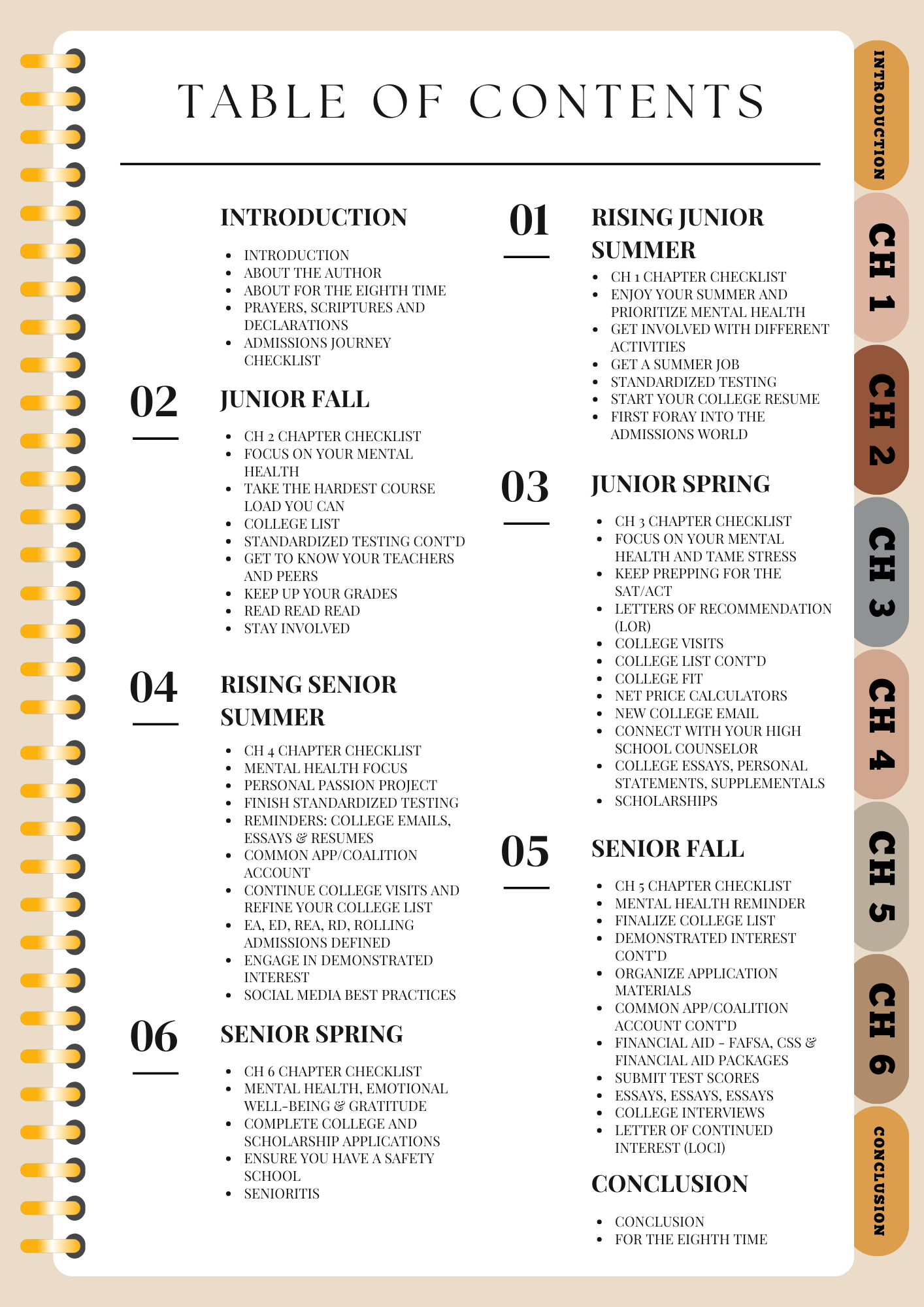 College Admissions Process Guide: A Comprehensive Timeline Breakdown + Checklist + Actionable Steps Workbook (EBOOK)