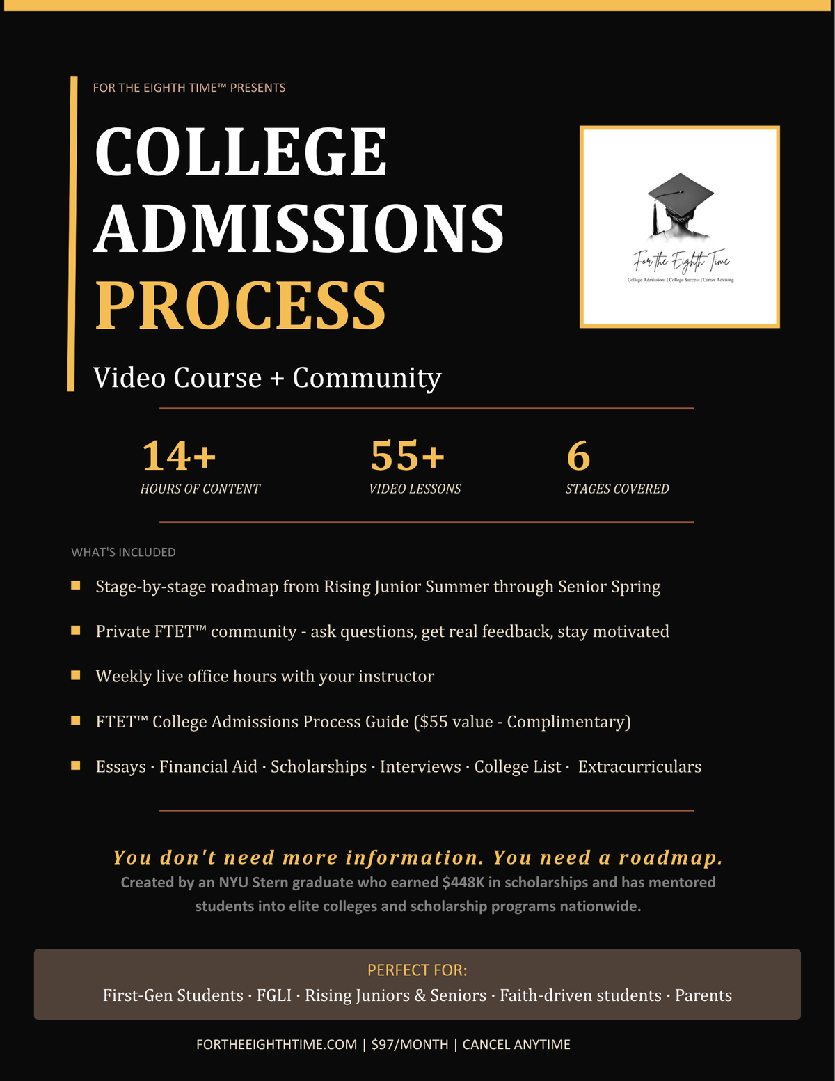 FTET™ College Admissions Process Video Course + Community
